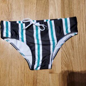 NWOT AIMPACT Men's Swimwear Briefs Beach Surf Drawstring Quick Dry Swim Briefs